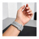 Pilka apyrankė Apple Watch 8 / 9 / 10 / 11 / 12 / SE (40 / 41 / 42 mm) laikrodžiui "Tech-Protect Silicone"
