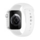 Balta apyrankė Apple Watch 8 / 9 / 10 / 11 / 12 / SE (40 / 41 / 42 mm) laikrodžiui "Tech-Protect Silicone"