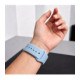 Mėlyna (Blue Jeans) apyrankė Apple Watch 8 / 9 / 10 / 11 / 12 / SE (40 / 41 / 42 mm) laikrodžiui "Tech-Protect Silicone"