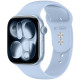 Šviesiai mėlyna apyrankė Apple Watch 8 / 9 / 10 / 11 / 12 / SE (40 / 41 / 42 mm) laikrodžiui "Tech-Protect Silicone"