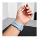 Šviesiai mėlyna apyrankė Apple Watch 8 / 9 / 10 / 11 / 12 / SE (40 / 41 / 42 mm) laikrodžiui "Tech-Protect Silicone"