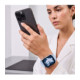 Šviesiai mėlyna apyrankė Apple Watch 8 / 9 / 10 / 11 / 12 / SE (40 / 41 / 42 mm) laikrodžiui "Tech-Protect Silicone"