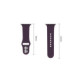 Raudona (Deep Burgundy) apyrankė Apple Watch 8 / 9 / 10 / 11 / 12 / SE (40 / 41 / 42 mm) laikrodžiui "Tech-Protect Silicone"