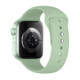 Žalia (Pistachio) apyrankė Apple Watch 8 / 9 / 10 / 11 / 12 / SE (40 / 41 / 42 mm) laikrodžiui "Tech-Protect Silicone"