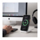 Matinis juodas dėklas Apple iPhone 17 Pro / 18 Pro telefonui "Tech-Protect MagAir Stand Magsafe CC"