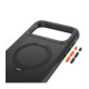Matinis juodas dėklas Apple iPhone 17 Pro Max / 18 Pro Max telefonui "Tech-Protect MagAir Stand Magsafe CC"