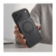 Matinis juodas dėklas Apple iPhone 17 Pro Max / 18 Pro Max telefonui "Tech-Protect MagAir Stand Magsafe CC"