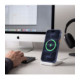 Matinis mėlynas dėklas Apple iPhone 17 Pro Max / 18 Pro Max telefonui "Tech-Protect MagAir Stand Magsafe CC"