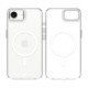 Skaidrus (Sidabrinės spalvos) dėklas Apple iPhone 16E / 17E telefonui "Tactical MagForce 2.0 Cover"