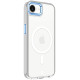 Skaidrus (Mėlynas) dėklas Apple iPhone 16E / 17E telefonui "Tactical MagForce 2.0 Cover"