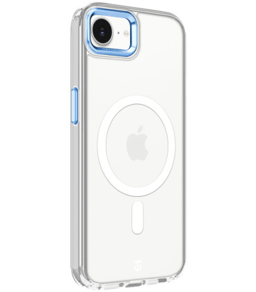 Skaidrus (Mėlynas) dėklas Apple iPhone 16E / 17E telefonui "Tactical MagForce 2.0 Cover"