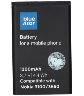 Baterija, skirta Nokia 3100 / 3650 / 6230 / 3110 Classic, 1200 mAh, Blue Star Premium