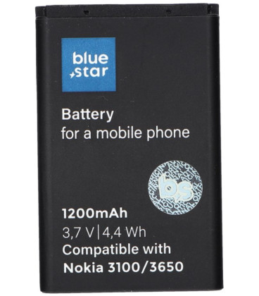 Baterija, skirta Nokia 3100 / 3650 / 6230 / 3110 Classic, 1200 mAh, Blue Star Premium
