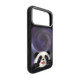 NIMMY dėklas BIG EYED LYING GIANT PANDA, suderinamas su MagSafe, skirtas IPHONE 18 Pro/17 Pro, juodas
