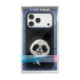 NIMMY dėklas BIG EYED GIANT PANDA, skirtas IPHONE 18 Pro/17 Pro, juodas