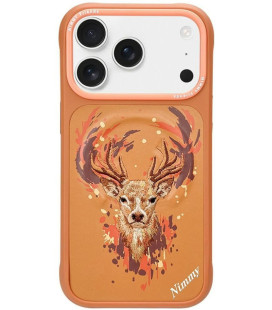 NIMMY dėklas DEER, suderinamas su MagSafe, skirtas IPHONE 18 Pro Max/17 Pro Max, oranžinės spalvos