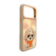 NIMMY dėklas BIG EYED TEDDY POODLE, skirtas IPHONE 18 Pro Max/17 Pro Max, rudos spalvos