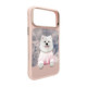 NIMMY dėklas GENTLE PETS SERIES DOG, suderinamas su MagSafe, skirtas IPHONE 18 Pro Max/17 Pro Max, rožinis