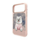 NIMMY dėklas GENTLE PETS SERIES DOG, suderinamas su MagSafe, skirtas IPHONE 18 Pro Max/17 Pro Max, rožinis