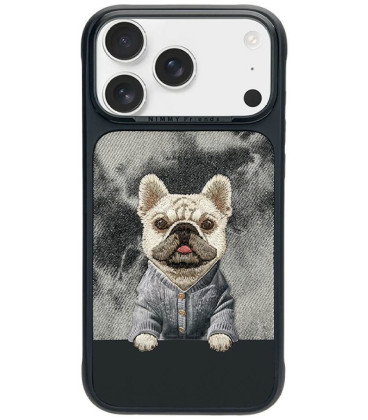 NIMMY dėklas GENTLE PETS SERIES DOG, suderinamas su MagSafe, skirtas IPHONE 18 Pro Max/17 Pro Max, juodas
