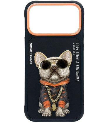 NIMMY case GLASSES COOL DOG for IPHONE 18 Pro Max/17 Pro Max black