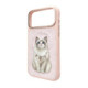 NIMMY dėklas LUCKY FASHION CAT, suderinamas su MagSafe, skirtas IPHONE 18 Pro Max/17 Pro Max, rožinis