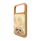 NIMMY dėklas BIG EYED LYING TEDDY POODLE, suderinamas su MagSafe, skirtas IPHONE 18 Pro Max/17 Pro Max, rudas