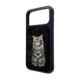 NIMMY dėklas LUCKY FASHION CAT suderinamas su MagSafe, skirtas IPHONE 18 Pro Max/17 Pro Max, juodas