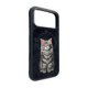 NIMMY dėklas LUCKY FASHION CAT suderinamas su MagSafe, skirtas IPHONE 18 Pro Max/17 Pro Max, juodas