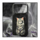 NIMMY dėklas LUCKY FASHION CAT suderinamas su MagSafe, skirtas IPHONE 18 Pro Max/17 Pro Max, juodas