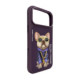 NIMMY dėklas GLASSES COOL DOG, skirtas IPHONE 18 Pro Max/17 Pro Max, purpurinis