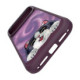 NIMMY dėklas BIG EYED LYING CREAM CAT, suderinamas su MagSafe, skirtas IPHONE 18 Pro Max/17 Pro Max, purpurinis