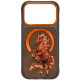 NIMMY dėklas MAGNETIC FANTASY ANIMAL HORSE, suderinamas su MagSafe, skirtas IPHONE 18 Pro/17 Pro, oranžinės spalvos