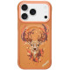 NIMMY dėklas DEER, suderinamas su MagSafe, skirtas IPHONE 18 Pro/17 Pro, oranžinės spalvos