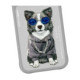 NIMMY dėklas GLASSES COOL DOG, skirtas IPHONE 18 Pro/17 Pro, pilkas