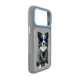 NIMMY dėklas GLASSES COOL DOG, skirtas IPHONE 18 Pro/17 Pro, pilkas