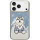 NIMMY dėklas GENTLE PETS SERIES DOG, suderinamas su MagSafe, skirtas IPHONE 18 Pro/17 Pro, pilkas