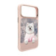 NIMMY dėklas GENTLE PETS SERIES DOG, suderinamas su MagSafe, skirtas IPHONE 18 Pro/17 Pro, rožinis