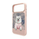 NIMMY dėklas GENTLE PETS SERIES DOG, suderinamas su MagSafe, skirtas IPHONE 18 Pro/17 Pro, rožinis