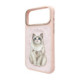 NIMMY dėklas LUCKY FASHION CAT suderinamas su MagSafe skirtas IPHONE 18 Pro/17 Pro rožinis