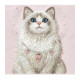 NIMMY dėklas LUCKY FASHION CAT suderinamas su MagSafe skirtas IPHONE 18 Pro/17 Pro rožinis