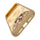 NIMMY dėklas BIG EYED LYING TEDDY POODLE, suderinamas su MagSafe, skirtas IPHONE 18 Pro/17 Pro, rudas