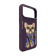 NIMMY dėklas GLASSES COOL DOG, skirtas IPHONE 18 Pro/17 Pro, purpurinis