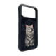 NIMMY dėklas LUCKY FASHION CAT suderinamas su MagSafe, skirtas IPHONE 18 Pro/17 Pro, juodas