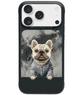 NIMMY dėklas GENTLE PETS SERIES DOG, suderinamas su MagSafe, skirtas IPHONE 18 Pro/17 Pro, juodas