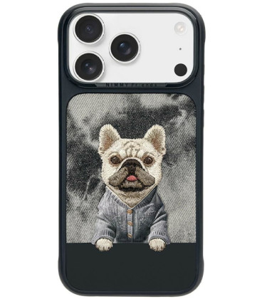 NIMMY dėklas GENTLE PETS SERIES DOG, suderinamas su MagSafe, skirtas IPHONE 18 Pro/17 Pro, juodas