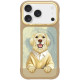 NIMMY dėklas GENTLE PETS SERIES DOG, suderinamas su MagSafe, skirtas IPHONE 18 Pro/17 Pro, rudas