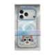 NIMMY dėklas BIG EYED LYING SILVER SHADED CAT, suderinamas su MagSafe, skirtas IPHONE 18 Pro/17 Pro, juodas