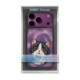 NIMMY dėklas BIG EYED CREAM CAT, skirtas IPHONE 18 Pro/17 Pro, purpurinis
