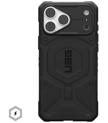 UAG Urban Armor Gear dėklas Pathfinder, suderinamas su MagSafe, skirtas IPHONE 18 Pro Max/17 Pro Max, juodas
